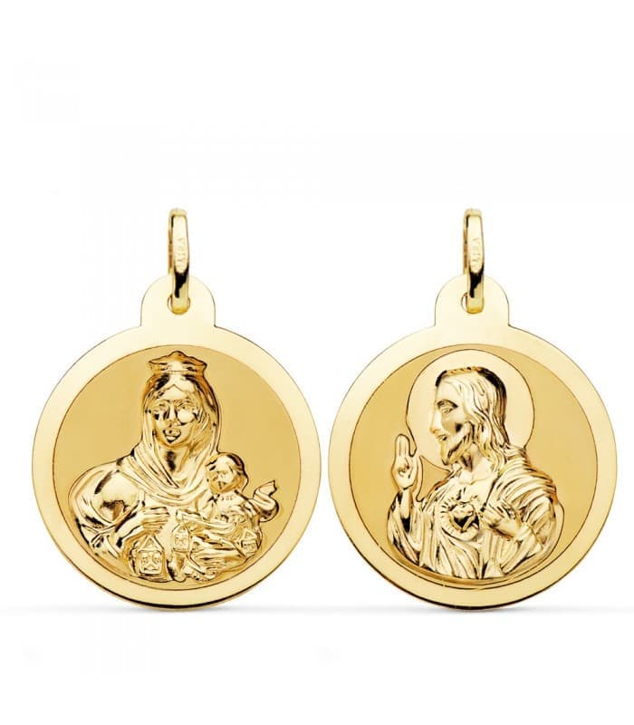 escapulario-v-carmen-y-c-jesus-oro-18k-24-mm-brillo escapulario-v-carmen-y-c-jesus-oro-18k-24-mm-brillo