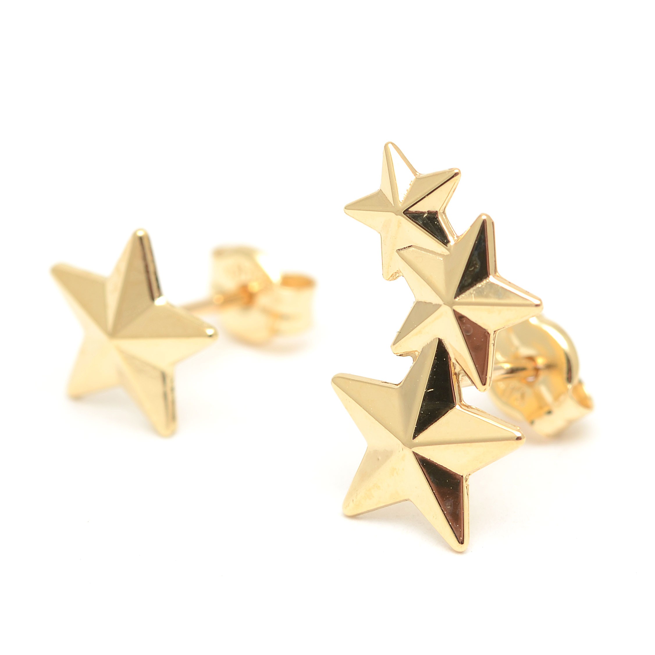 pendientes-de-oro-con-forma-de-estrellas-y-trepador pendientes-de-oro-con-forma-de-estrellas-y-trepador